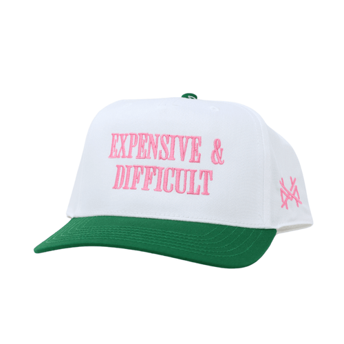 Expensive & Difficult Snapback Hat - Embroidered Trucker Cap